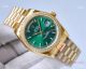 Swiss Replica Rolex Day-date President 36 Swiss 2836 Watch Olive Green Diamond Bezel (2)_th.jpg